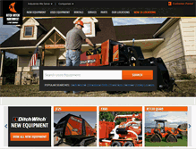 Tablet Screenshot of ditchwitchnw.com